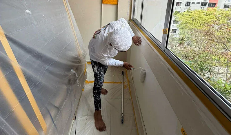 HDB Repainting Services For Old Flats